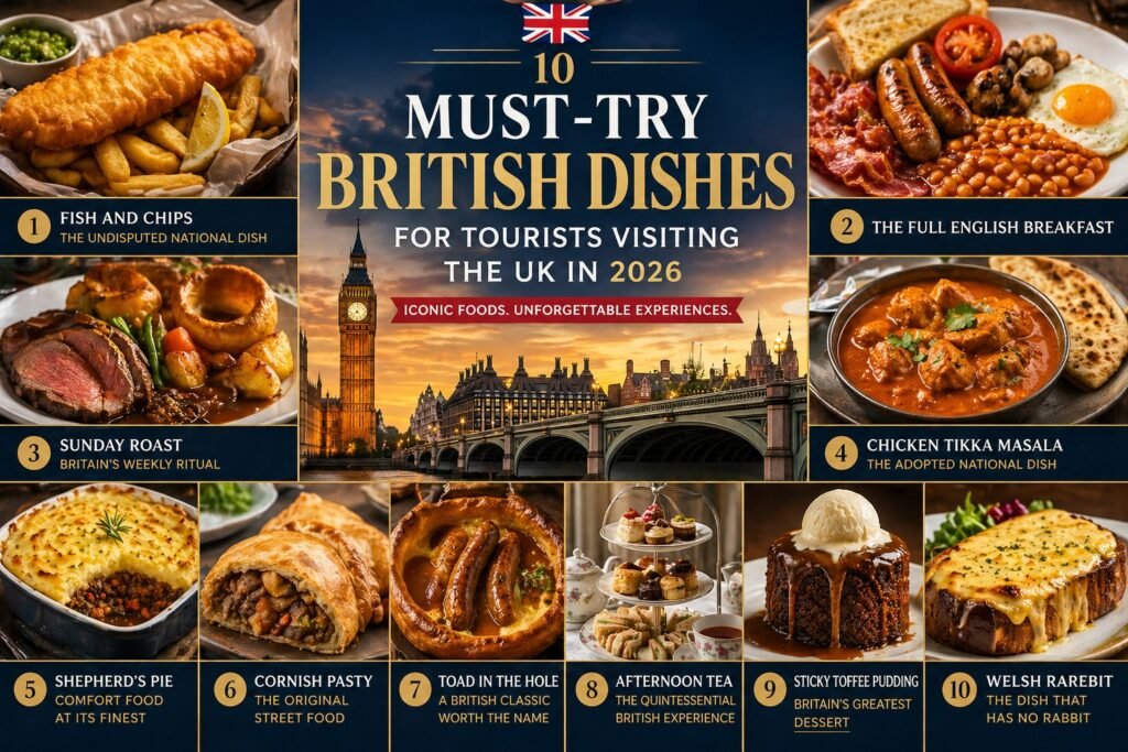 British dishes for tourists